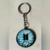 round-plastic-metal-keychain