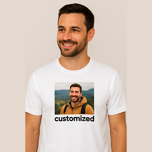 Dry Fit White Round Neck - Image 2