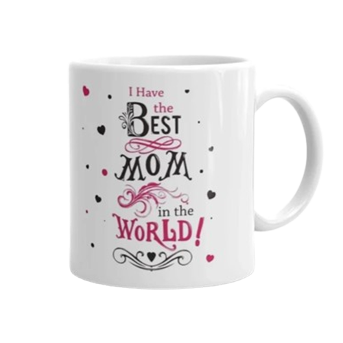 Best Mom in the World ceramic coffee mug gift
